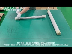 43 polegadas jogo da folha de prova do quadro de tela táctil do ir de 20 pontos multi multi para o monitor YCLTOUCH